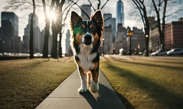 Dog in NY City.