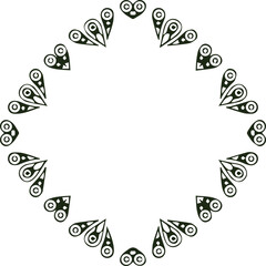 Beautiful flower art and mandala vector design