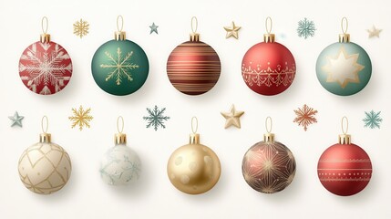 Elegant Christmas Ornament Collection