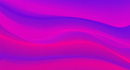 Abstract vibrant purple pink magenta waves flowing smooth gradient colors.
