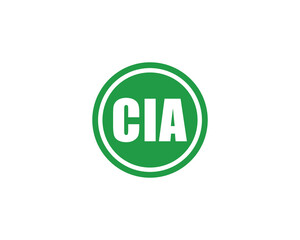 CIA logo design vector template. CIA