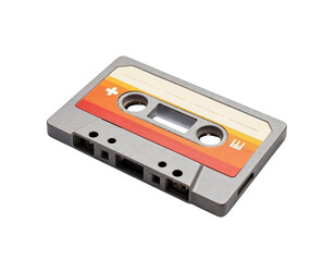 Fototapeta premium audio cassette isolated on white