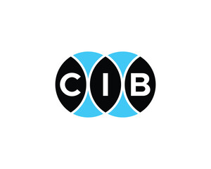 CIB logo design vector template. CIB