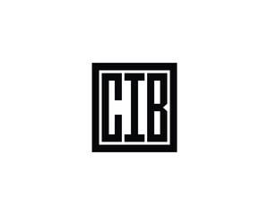 CIB logo design vector template. CIB