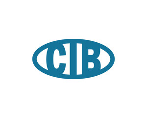 CIB logo design vector template. CIB