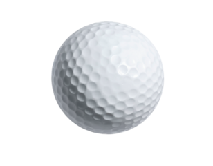 golf ball isolated on white
