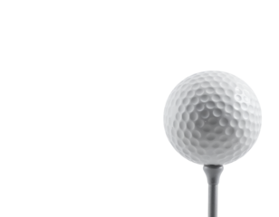 golf ball isolated on white