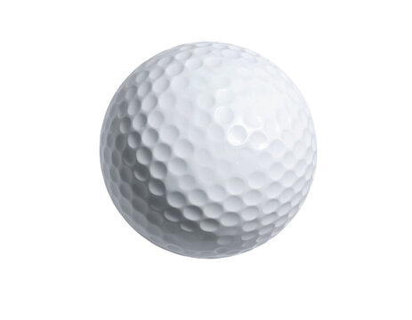 golf ball isolated on white