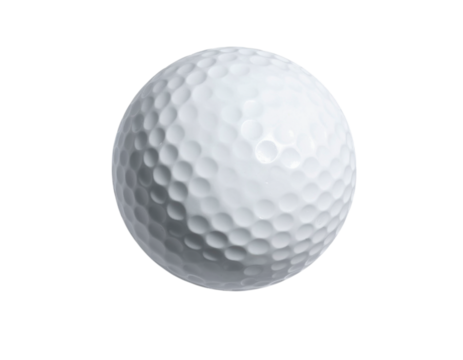 golf ball isolated on white