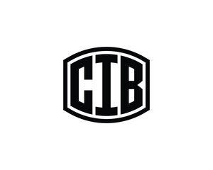 CIB logo design vector template. CIB