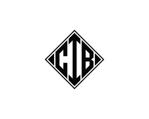CIB logo design vector template. CIB