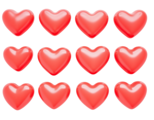 heart shaped candies