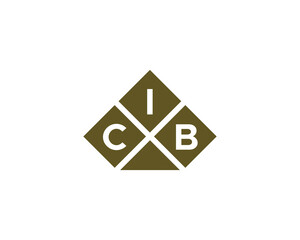 CIB logo design vector template. CIB