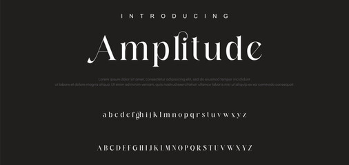 Luxury wedding alphabet font. Typography decorative elegant classic lettering serif fonts vintage retro for logo.