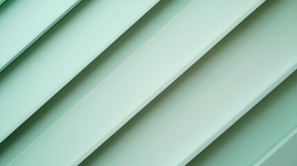 Obraz premium Serene Green Gradient, soothing hues blend seamlessly, creating a tranquil backdrop with gentle diagonal lines for a peaceful ambiance