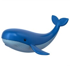 Obraz premium Marine mammal gliding gracefully through oceanic depths, depicting underwater tranquility
