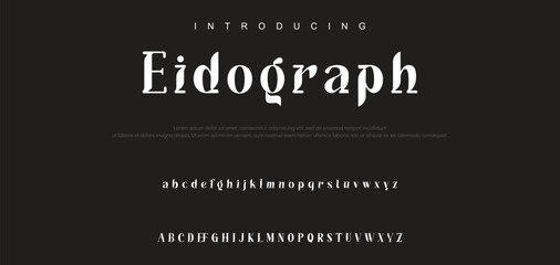 Luxury wedding alphabet font. Typography decorative elegant classic lettering serif fonts vintage retro for logo.