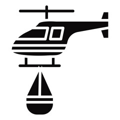 Firefighter Helicopter Icon