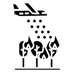 Firefighter Plane Icon