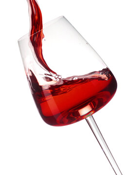 Red wine spash