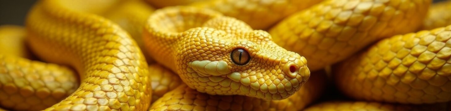Close-up of gold python skin with intricate scales and patterns , gold, python