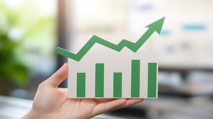 Stock market board displaying significant gains, reflecting investor confidence and economic growth, with numbers and arrows indicating upward trends.