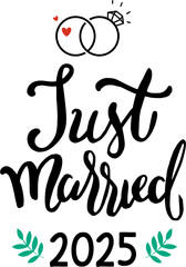 Just Married 2025 Design