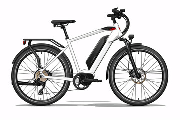 Electric E-Bikes, Bicycle Sleek Minimalist Design