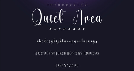 Hand drawn vector alphabet. Modern monoline signature script font. Elegant Signature Font. Best Alphabet Beautiful Calligraphy Signature Font lettering