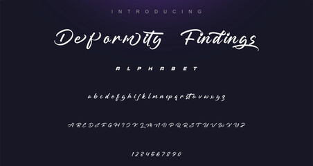 signature Font Calligraphy Logotype Script Brush Font Type Font lettering handwritten