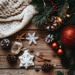Christmas decoration inspiration cozy home lifestyle photography warm atmosphere close-up holiday spirit