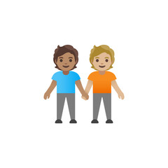 Couple Holding Hands Emoji
