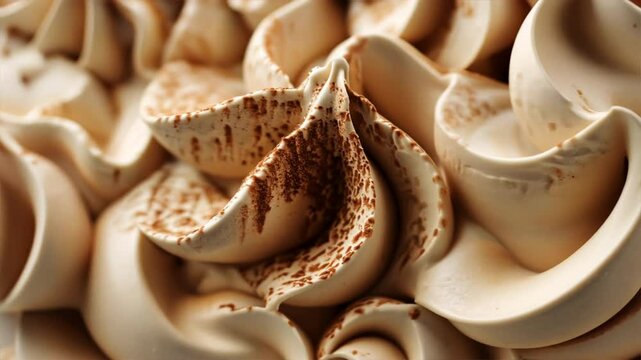 Indulgent Cho te Mousse Dessert Creamy Swirls and Rich Cocoa Texture for Sweet Food Lovers