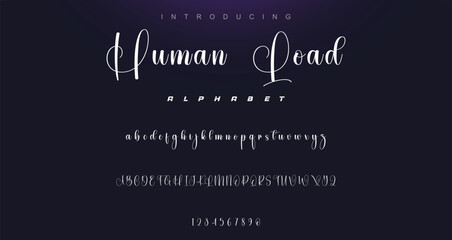 signature Font Calligraphy Logotype Script Brush Font Type Font lettering handwritten