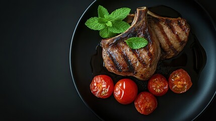 The Grilled Lamb Chops Dish