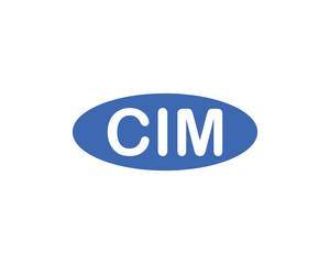 CIM logo design vector template. CIM