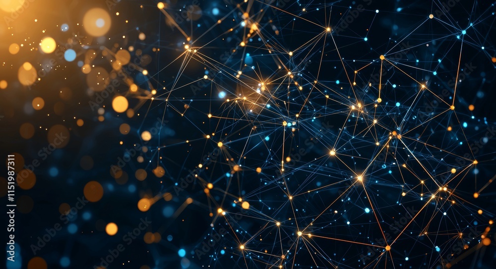 Poster featuring an abstract computer motherboard, this technology background is useful for detailing techn