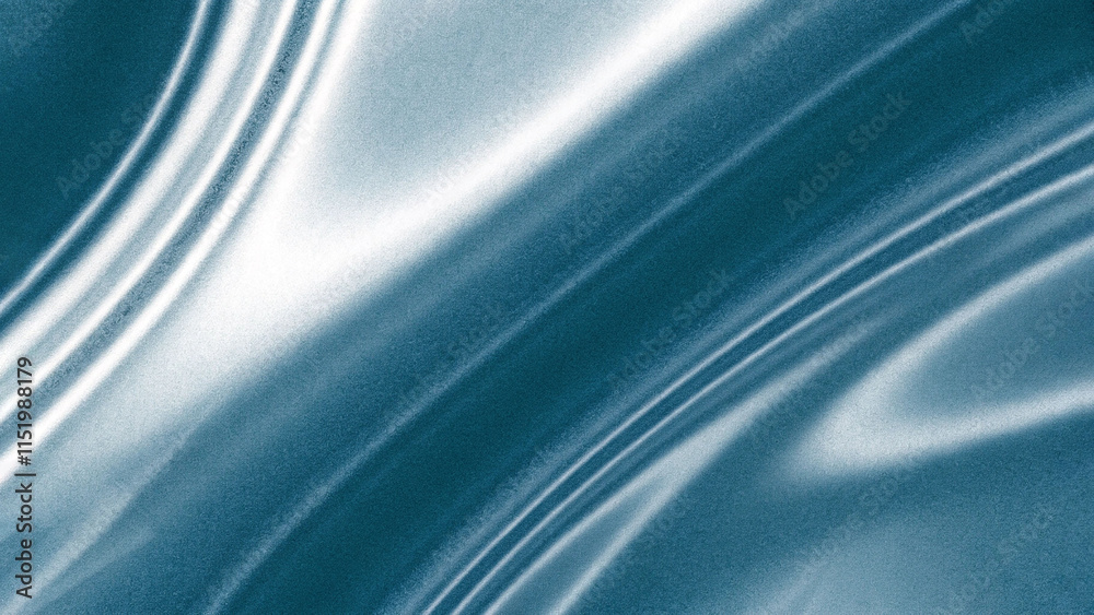 Poster Grainy gradient abstract background blue white glowing color shape on a black background colorful poster web banner design. Abstract dynamic blurred gradient color background 