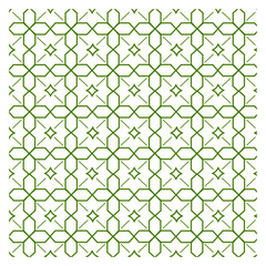 mosaic blackwork  flower islamic seamless pattern background