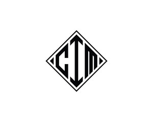CIM logo design vector template. CIM