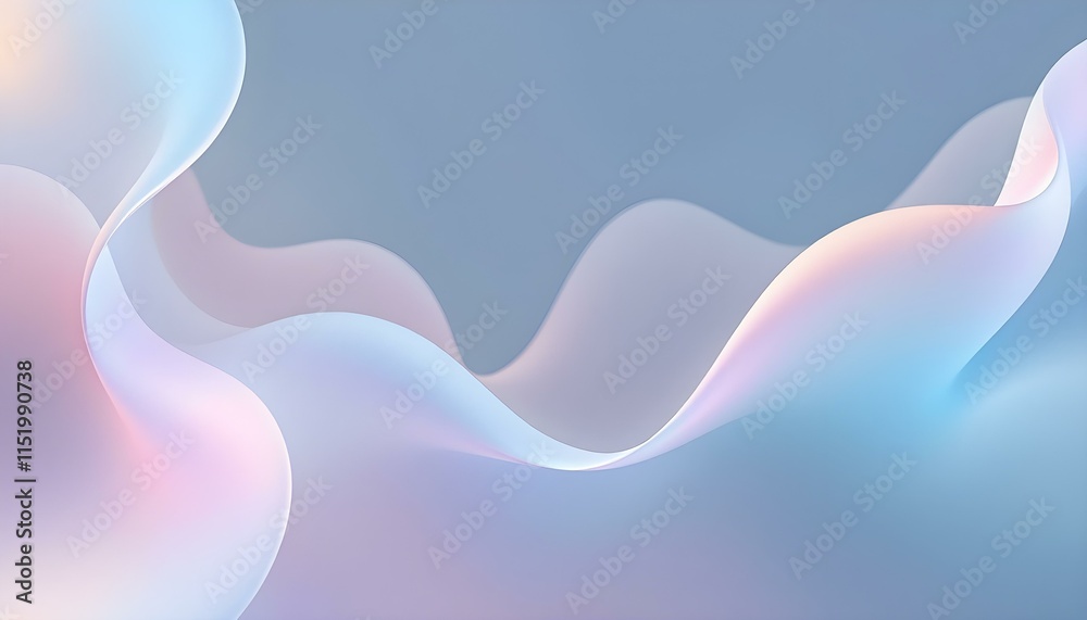 Poster grainy gradient background blue purple white abstract wave backdrop light banner pastel color gradie