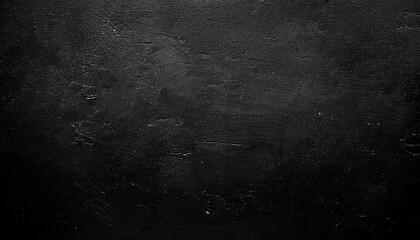 dark black scratched grunge wall background or texture