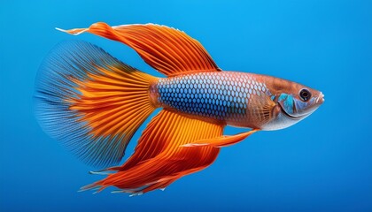 Fototapeta premium fish isolated on white background