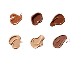 set of chocolate drops