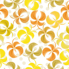 seamless pattern with flowers