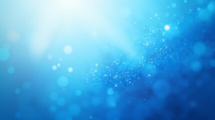 Naklejka premium Abstract Blue Wave Background: Serene Digital Art