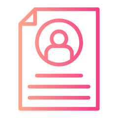 CV gradient icon