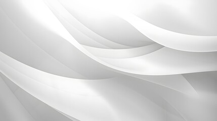 Fototapeta premium Soft White Waves Fluid Background for Elegant Design Projects