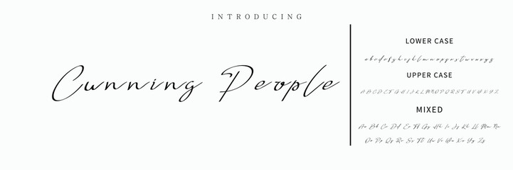Signature Font Calligraphy Logotype Script Font Type Font lettering handwritten  © Karnal