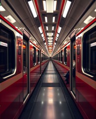 Obraz premium Subway Symmetry